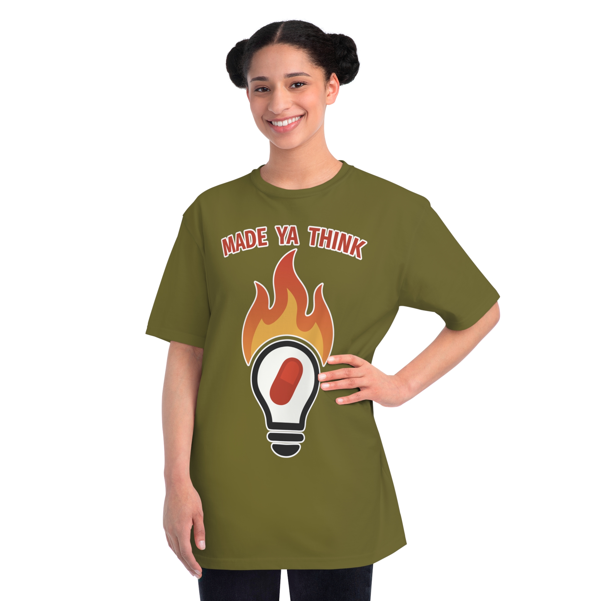 Made Ya Think (Organic Unisex Classic T-Shirt) - Image 12