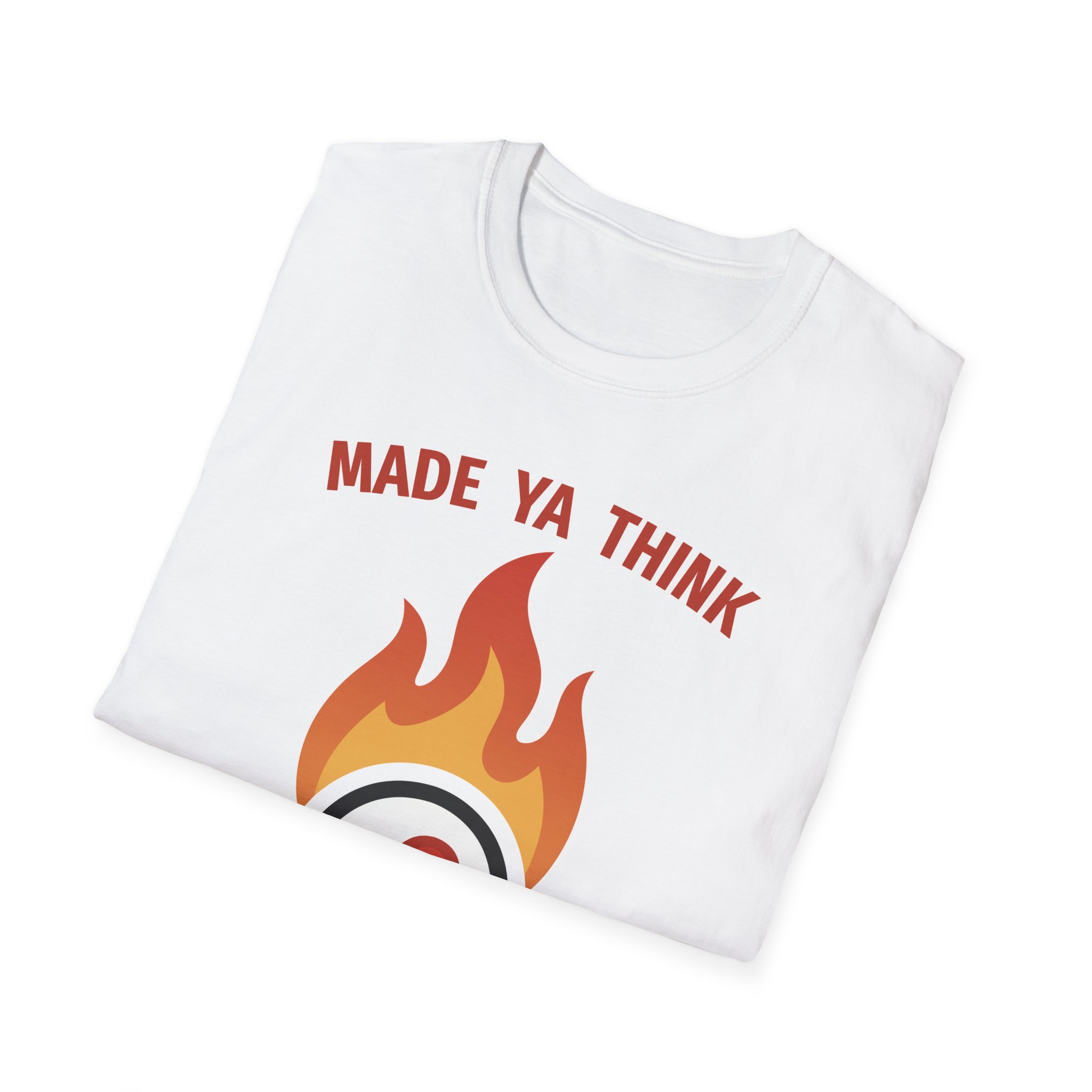 Made Ya Think (Unisex Softstyle T-Shirt) - Image 8