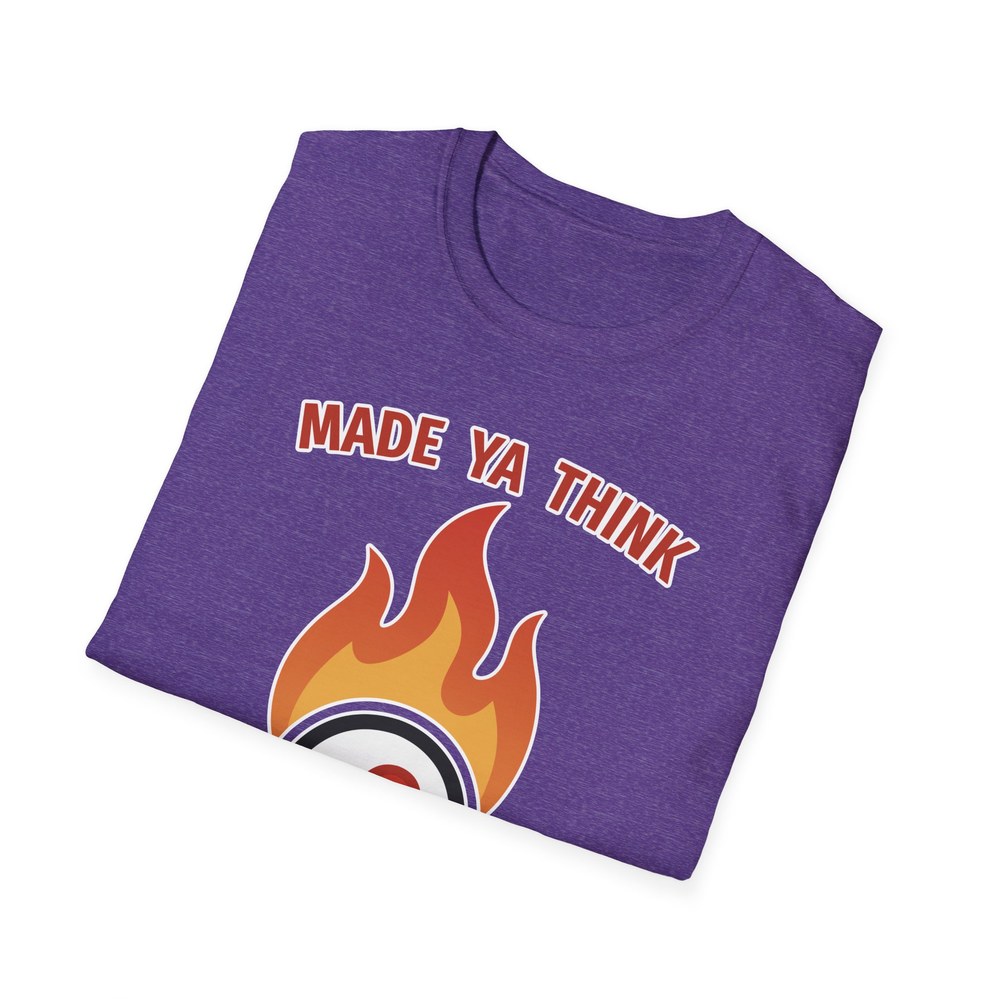 Made Ya Think (Unisex Softstyle T-Shirt) - Image 44
