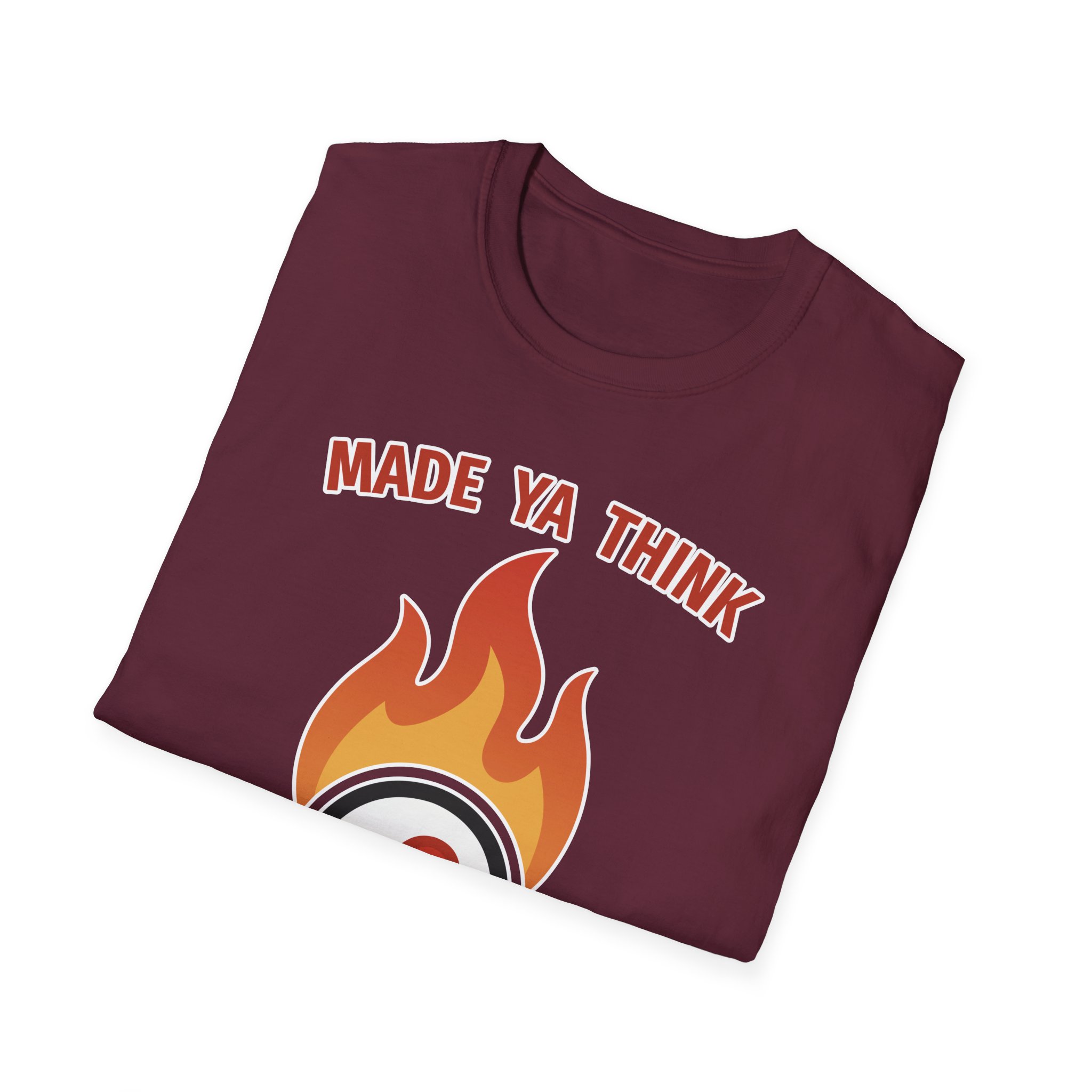 Made Ya Think (Unisex Softstyle T-Shirt) - Image 32