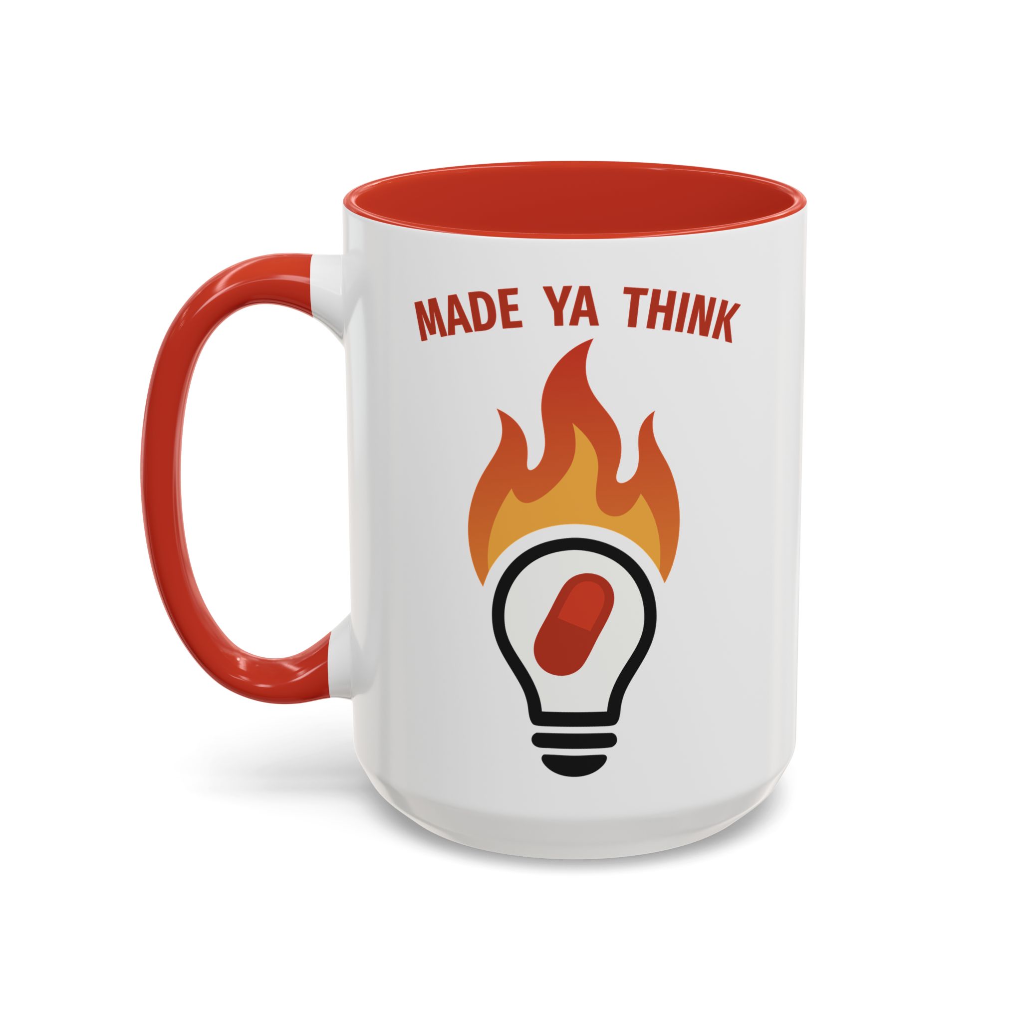 Made Ya Think (Accent Coffee Mug - 11, 15oz) - Image 3