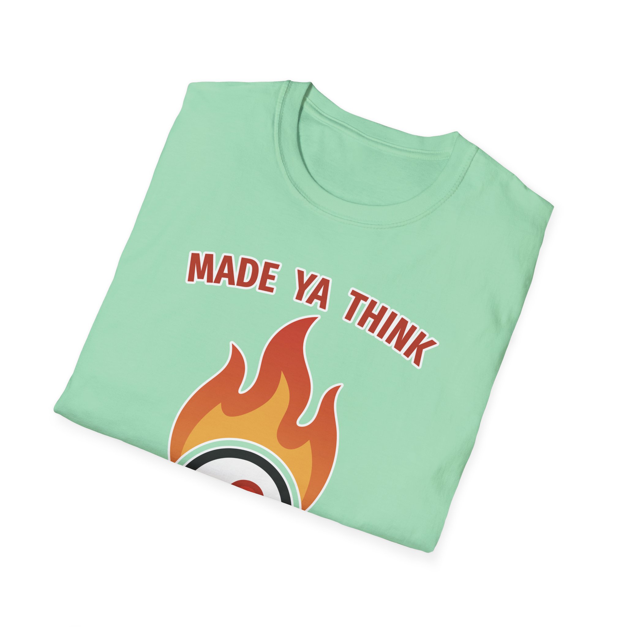 Made Ya Think (Unisex Softstyle T-Shirt) - Image 12