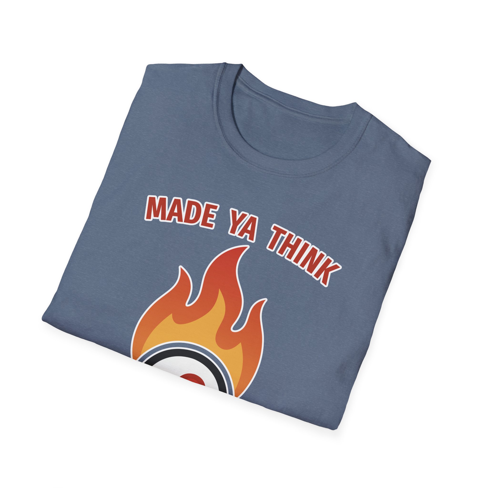 Made Ya Think (Unisex Softstyle T-Shirt) - Image 40