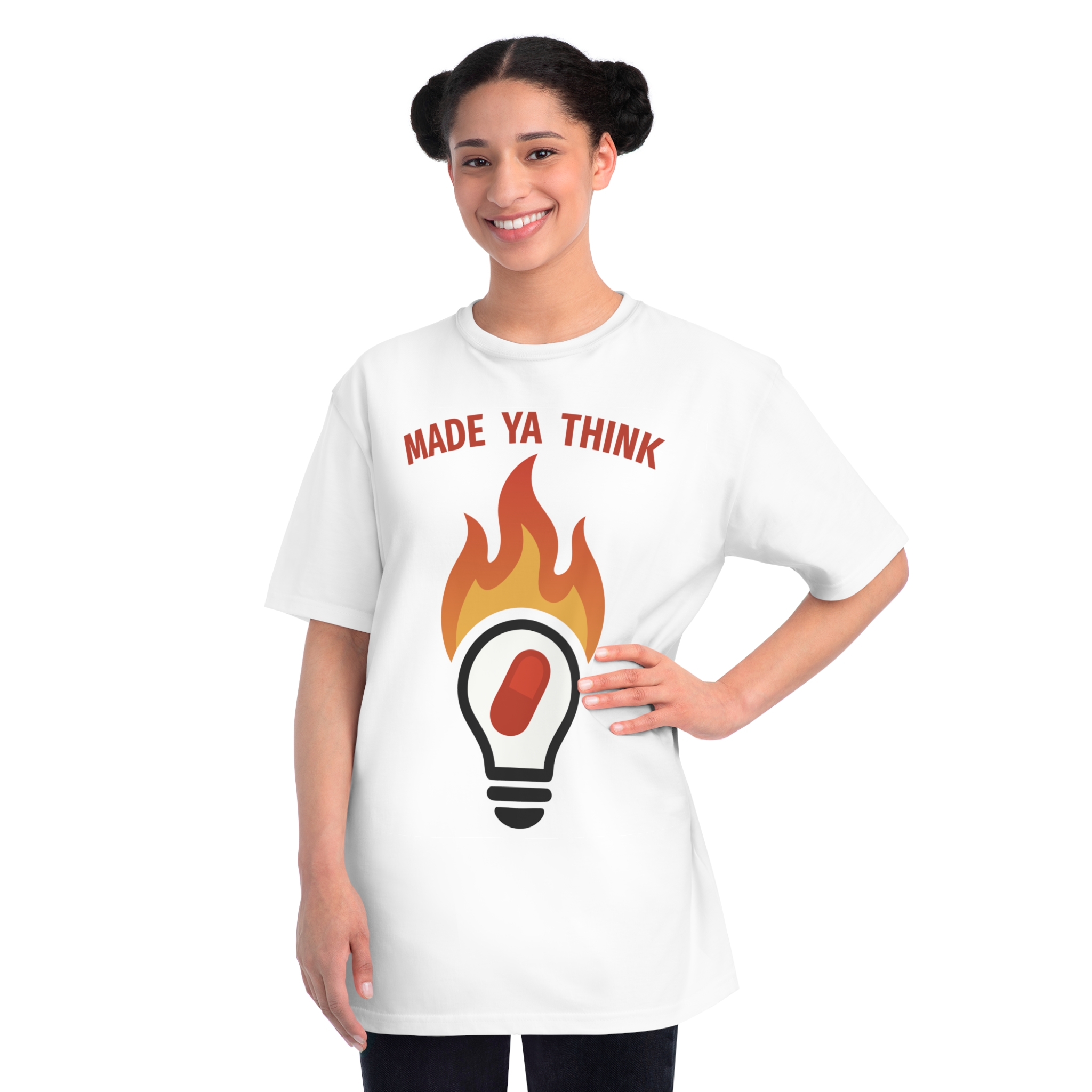 Made Ya Think (Organic Unisex Classic T-Shirt) - Image 8