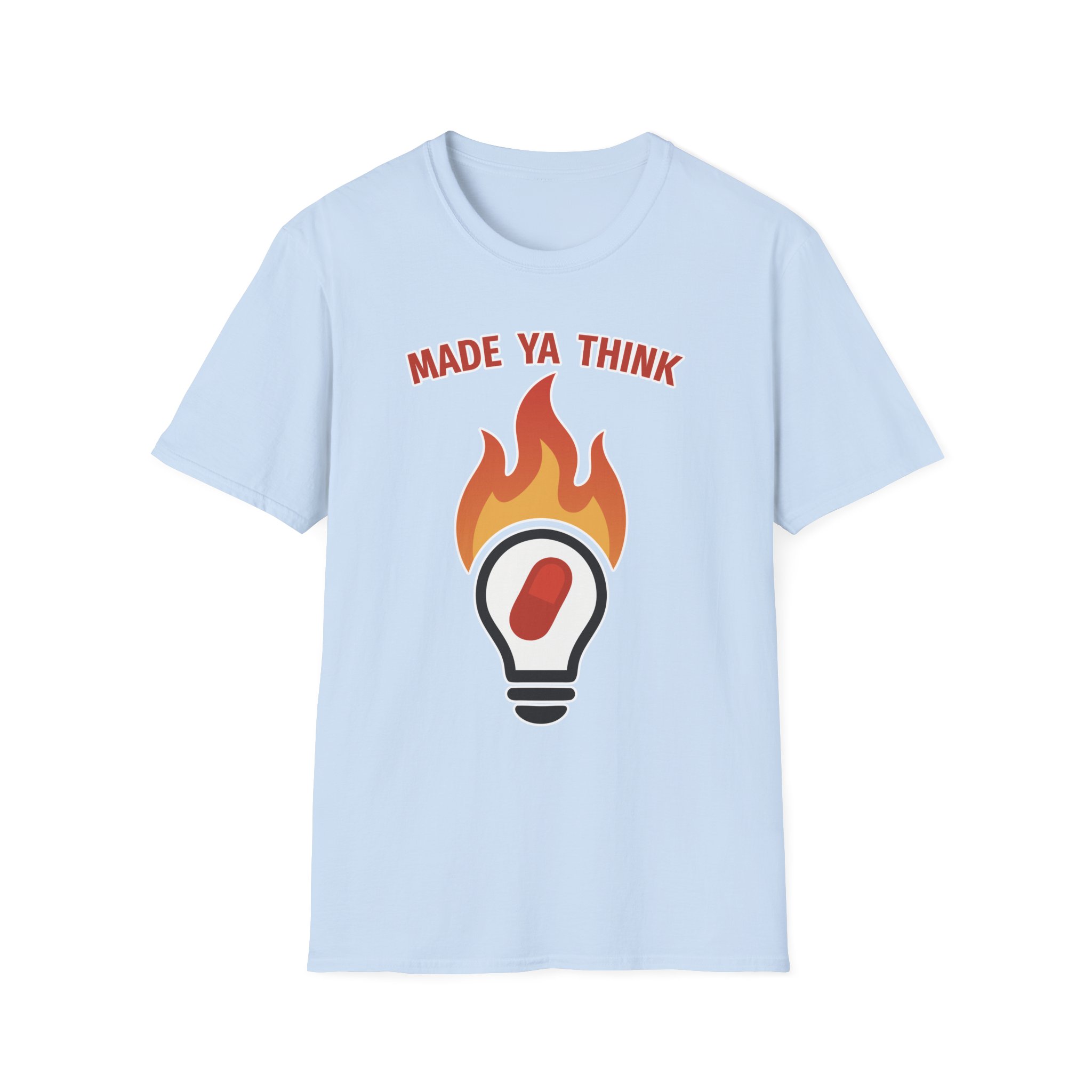 Made Ya Think (Unisex Softstyle T-Shirt) - Image 13